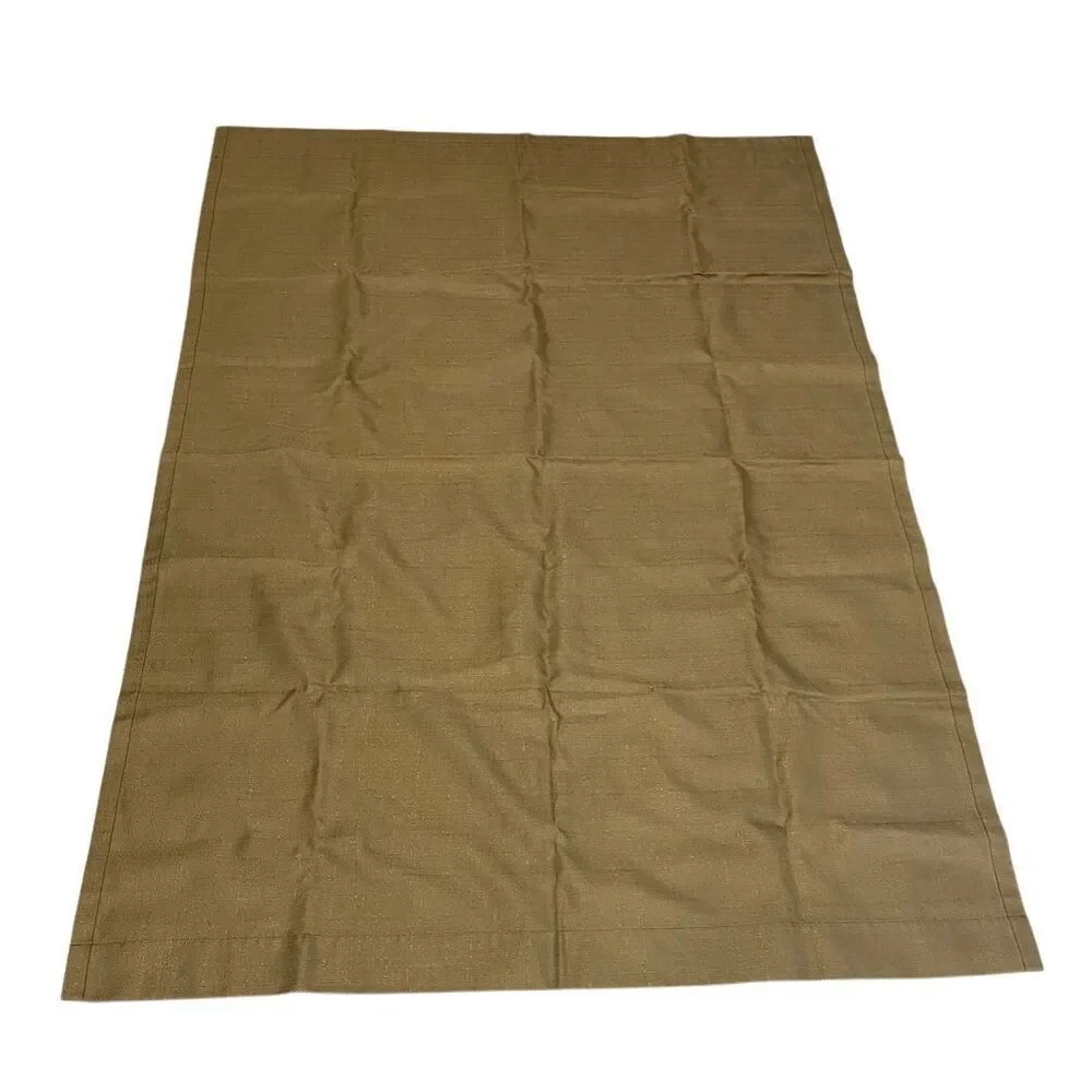 Ellery Homestyles Gold Metallic Decorative Panel Tablecloth 64.5x42 Home Decor